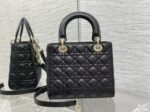 Dior Lady Dior Medium Bag Fake in Noir - Image 8