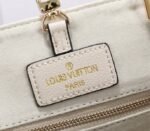 Louis Vuitton Monogram Empreinte Leather Onthego MM Bag In Cream Saffron - Image 6