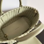 Top Quality Knockoff Bottega Veneta Cabat Mini Bag In Travertine Intrecciato Lambskin - Image 3