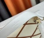 Louis Vuitton Malletage Leather Side Trunk MM In Cream Beige And Chestnut Brown - Image 8