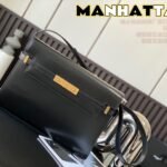 MANHATTAN SHOULDER BAG IN CANVAS AND LEATHER