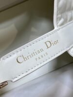 Dior Toujours Medium Bag Knockoff in White Macrocannage Calfskin - Image 10