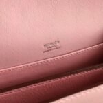 Rose dragee replica Hermes Mini Sac Roulis handbag - Image 3