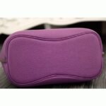 Purple Leather Knockoff Hermes So Kelly 22cm Stylish Purse - Image 3