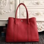 Red Fake AAA Hermes Garden Party 36cm Statement Tote