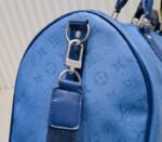 LV Keepall Bandouliere 50 In Navy River Blue - Image 7