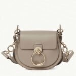 Top Quality Replica Chloe Small Tess Shoulder Bag In Grey Calfskin