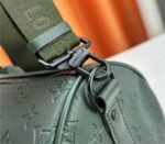 Louis Vuitton Taurillon Leather Keepall Bandouliere 50 In Borneo Green - Image 9