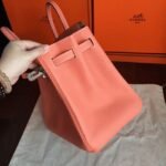 Crevette Shade Fake Designer Hermes Birkin 40cm Purse - Image 8