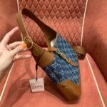 Gucc1 denim handbag - Image 8