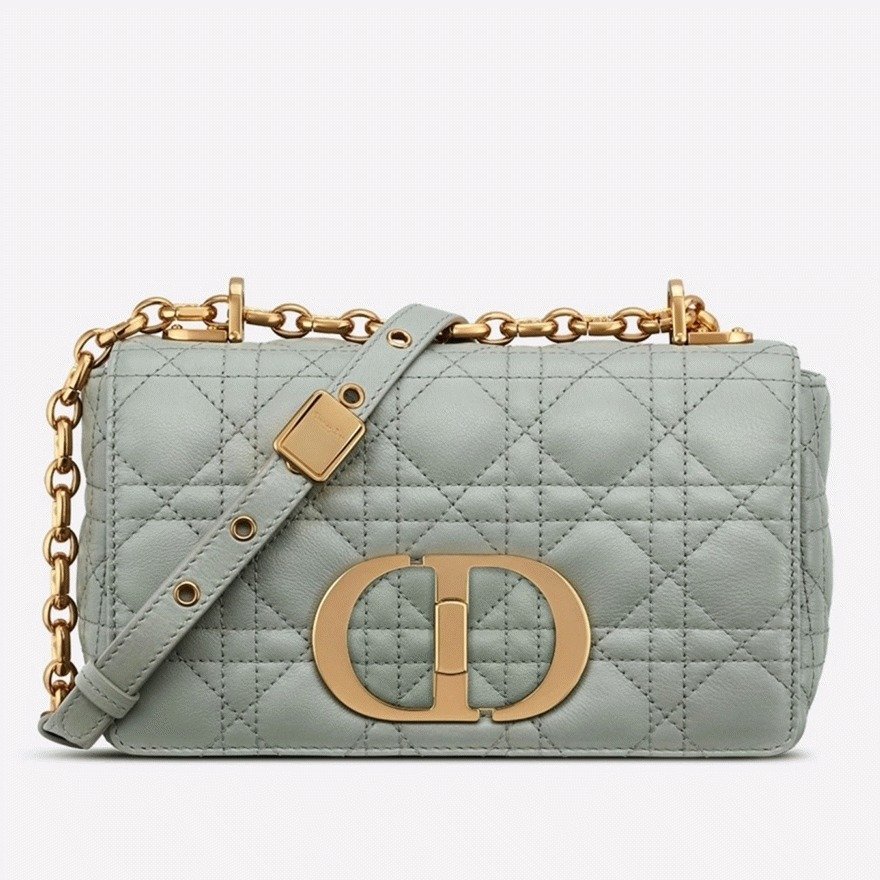 F2B48B09-685D-19D5-3BEA-7373AACE5DF7.jpg Dior Caro Small Bag Replica in Grey - Image 1