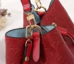 Louis Vuitton Monogram Empreinte NeoNoe MM Bag In Red - Image 8