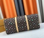 Louis Vuitton Monogram Craggy Keepall Travel 50 Bag In Chocolate - Image 5