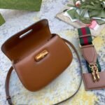 GUCCI BAMBOO 1947 JUMBO GG SMALL TOP HANDLE BAG - Image 5
