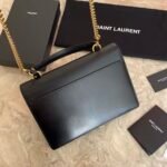 MEDIUM SUNSET SATCHEL IN SMOOTH LEATHER - Image 8