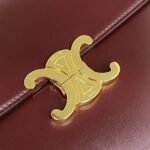 Top Quality Replica Celine Triomphe Large Bag In Bordeaux - Image 12