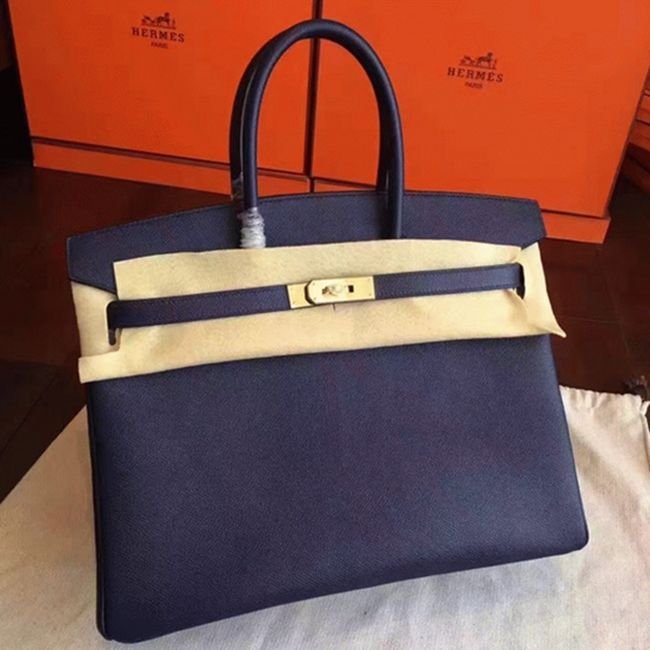 F3F5F0B8-25DE-1D3A-6EB5-054473503A11.jpg Sapphire Hermes Birkin 30cm Replica Copy Handbag - Image 1