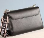 Louis Vuitton Monogram Empreinte Bold Printed Pattern Twist MM Bag In Black - Image 5