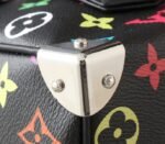 LV X TM Multicolored Speedy Bandouliere 25 In Black - Image 9