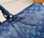 LV Monogram Shadow Keepall Bandouliere 50 In Navy River Blue - Image 8