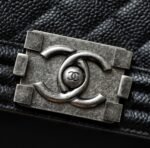 Chanel Boy Sliver Hardware Caviar Cow Leather - Image 8