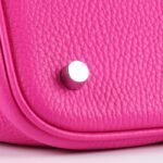 Rose red fake Hermes Picotin Lock handbag - Image 2