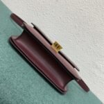 Top Quality Knockoff Celine Classic Box Medium Bag In Bordeaux - Image 9