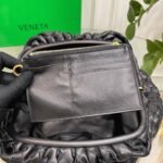 Replica Bottega Veneta Large Pouch Clutch Bag Black - Image 6