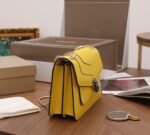 Replica Bvlgari Serpenti Forever Medium Shoulder Bag Yellow Calfskin - Image 5