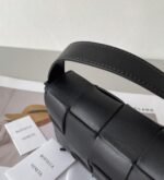 Top Quality Faux Bottega Veneta Cassette Bag In Black - Image 2