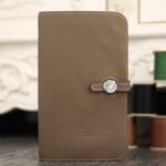 Etoupe best copy Hermes Dogon combine wallet