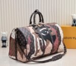 LV J Hope X Keepall 55 Brown In Two Eyes Patches - Image 2