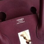 Bordeaux Color Top Designer-Inspired Hermes Birkin 35CM Fake - Image 2