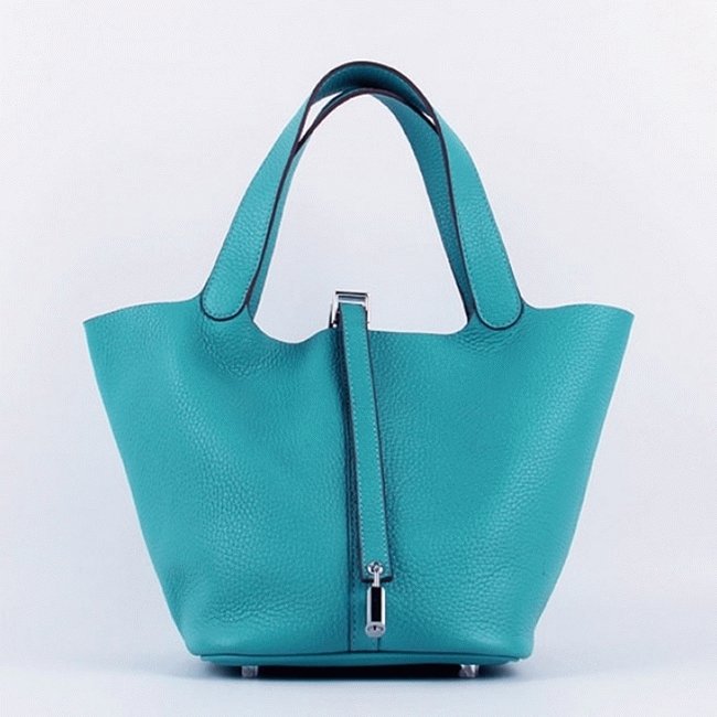 F6E2874D-7D43-F743-8E71-7153F1BF0EB9.jpg Turquoise replica Hermes Picotin Lock handbag - Image 1