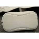 White Leather Knockoff Hermes So Kelly 22cm Clean Style Shoulder Bag - Image 3