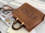 Top Quality Replica Fendi Sunshine Medium Tote Bag In Brown Calfskin - Image 2
