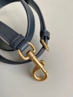 Dior Mini Saddle Bag Fake with Strap in Blue Oblique Jacquard - Image 7