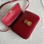 Top Quality Fake Celine Classic Box Medium Bag In Red - Image 10
