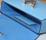 Louis Vuitton Epi Leather Twist MM Bag With Jacquard Strap In Bleuet Blue - Image 8