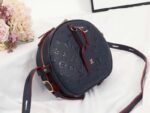 Louis Vuitton Monogram Empreinte Boite Chapeau Souple MM Bag In Navy Blue - Image 2