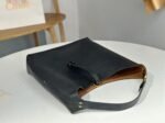 Top Quality Knockoff Previous Previous Chloe Marcie Hobo Bag in Black Grained Leather - Image 9