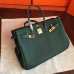 Vert Shade Replica Designer Hermes Birkin 35cm Tote - Image 6