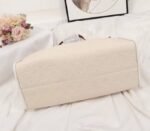 Louis Vuitton Monogram Empreinte Onthego GM Tote In Cream - Image 4
