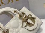 Dior Lady D-Joy Micro Bag Knockoff in White Cannage Lambskin - Image 6