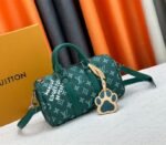 Louis Vuitton Monogram Heritage Canvas Keepall Bandouliere 25 In Green - Image 2