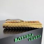 Fake Bottega Veneta Andiamo Clutch with Handle Gold - Image 5