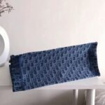 Dior Large Book Tote Bag Imitation in Denim Blue Dior Oblique Canvas - Image 6
