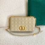 Dior Caro Large Bag Knockoff in Beige - Image 7