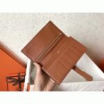 Gold Swift Fake Luxury Hermes Bearn Wallet - Image 3