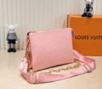 Louis Vuitton Coussin PM Bag In Light Pink With Jacquard Strap - Image 2